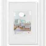 walther + design Lifestyle Kunststoff Bilderrahmen 18x24 cm WEISS