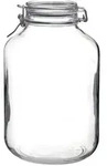 Bormioli FIDO Einmachglas, Glas, 280 mm, 5 L, mit B&uuml;gelverschluss und Gummiring,