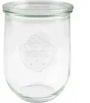 WECK Sturzglas, &Oslash; 10 cm, H: 4.7 cm, 1L, mit Deckel, Tulpenform, 6er Set