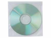 CD-Hülle, ungelocht, 50 Stück, transparent