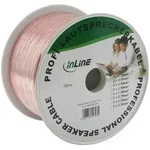 InLine&reg; Lautsprecherkabel, 2x 0,75mm2, CCA, transparent, 50m