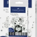Faber Castell Tuschestift Pitt Artist Pen B 6er Manga