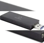 Renkforce RF-4521561 M.2 SSD-Geh?use USB-A (USB 3.0) 5 GBit/s M.2 SATA 2230, 2242