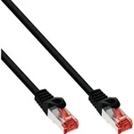 InLine&reg; Patchkabel, S/FTP (PiMf), Cat.6, halogenfrei, Kupfer, schwarz, 1,5m