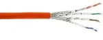 InLine&reg; Verlegekabel Cat.7a, S/FTP (PiMF) 4x2x0,58 AWG23, 1200MHz, LSZH, 500m
