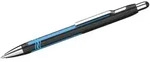 Schneider Kugelschreiber Epsilon mit Visco- Glide-Technologie, schwarz/cyan, Mine