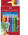 Faber-Castell Jumbo Grip Buntstifte Farbig sortiert 12 St&uuml;ck