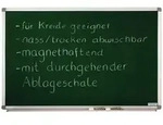magnetoplan Kreidetafel gr&uuml;n, mit Aluminiumrahmen, Ma&szlig;e: 600 x 450 mm