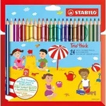 STABILO Dreikant-Buntstifte Trio dick, 24er Karton-Etui
