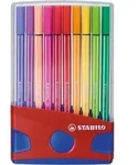 STABILO Pen 68 Faserschreiber - Mittel Farbig sortiert 20 St&uuml;ck