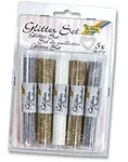 Folia 57801 Glitterset - farbig sortiert, 5 St&uuml;ck &agrave; 14g