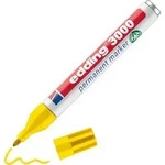edding 3000 Permanentmarker 100% Recycelt Mittel Rundspitze 1,5 - 3 mm Gelb