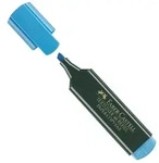 Faber-Castell Textliner 48 Textmarker Blau Mittel Keilspitze 1 - 5 mm Nachf&uuml;llbar