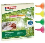 edding EcoLine Textmarker 24, 4er Etui