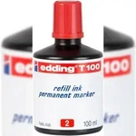 edding 4-T100002 T100 Nachf&uuml;lltusche rot