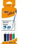 BIC Whiteboard-Marker Velleda 1721, Rundspitze, 4er Etui