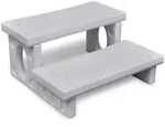 vidaXL Whirlpooltreppe Wei&szlig;