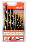 Holzbohrersatz 3, 5, 6, 8, 10mm , HSS-G f&uuml;r Hartholz