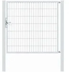 Alberts 647377 Einzeltor Flexo mit Zubeh&ouml;r, feuerverzinkt, Breite 150 cm, H&ouml;he 140