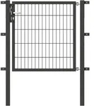 Alberts 646677 Einzeltor Flexo mit Zubeh&ouml;r, anthrazit, Breite 100 cm, H&ouml;he 100 cm