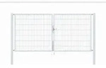 Alberts 646882 Doppeltor Flexo mit Zubeh&ouml;r, feuerverzinkt, Breite 300 cm, H&ouml;he 140