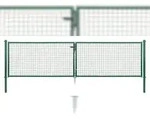 Alberts 604219 Wellengitter-Doppeltor, gr&uuml;n, Breite 400 cm, H&ouml;he 100 cm