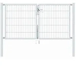 Alberts 647827 Doppeltor Flexo mit Zubeh&ouml;r, feuerverzinkt, Breite 200 cm, H&ouml;he 100