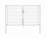 Alberts 647834 Doppeltor Flexo mit Zubeh&ouml;r, feuerverzinkt, Breite 200 cm, H&ouml;he 120