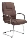 CLP Besucherstuhl Attila Stoff Stoff HBT: 104x60x67 cm braun