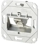 METZ CONNECT C6Amodul 1 Port 180&deg;M UP0-Dose, reinwei&szlig; RAL9010
