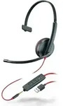 Plantronics Poly Headset Blackwire C3215 monaural USB-A & 3,5 mm