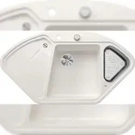 BLANCO GmbH + Co KG BLANCO BLANCODELTA II Ecksp&uuml;le / SILGRANIT / Silgranitwei&szlig; /