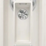 BLANCO GmbH + Co KG BLANCO SUBLINE 160-U Unterbausp&uuml;le / SILGRANIT / Wei&szlig; / Stopfen