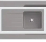 Villeroy & Boch Villeroy&Boch Sp&uuml;lbecken, K&uuml;chensp&uuml;le Architectura 60 Fossil grau