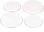 KR&Uuml;GER Set Abdeckplatten-Set wei&szlig; 4-teilig