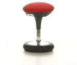 SP Topstar Wellnessstuhl / Hocker SITNESS 20 Stoff rot Chrom