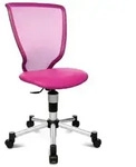 Drehstuhl Titan Junior silber/pink