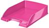 LEITZ Briefkorb WOW pink, C4, stapelbar, Maße: 255 x 70 x 357 mm