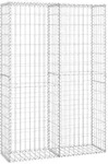 vidaXL Steinkorb Gabione mit Deckeln Verzinkter Draht 150&times;100&times;30 cm
