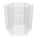 vidaXL Sechseckiges Gabionen-Hochbeet 100&times;90&times;100 cm
