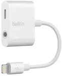 Belkin RockStar Handykabel Wei&szlig; 3.5mm Lightning