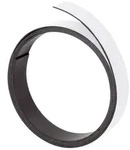 Franken M80309 Magnetband - 100 cm x 15 mm, wei&szlig;