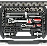 Yato Werkzeugsatz 1/4'' und 1/2'' 72-tlg.