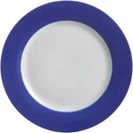 Ritzenhoff & Breker R&B Fr&uuml;hst&uuml;cksteller| Doppio | 2 x &Oslash; 20,5 cm| Blau | Porzellan