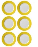 Ritzenhoff & Breker DOPPIO Dessertteller 20 cm gelb 6er Set