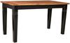 SIT Möbel Tisch aus Mangoholz | 140 x 90 cm | Tischplatte 25 mm honigfarben 