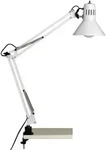 BRILLIANT HOBBY Schreibtischklemmleuchte 70 cm Metall Wei&szlig;, 10802/05