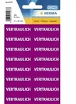 HERMA Hinweisetikett 15037 12,5x40mm Vertraulich 320 St./Pack.