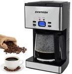 Syntrox Germany Kaffeemaschine Posterior mit Timer Edelstahl