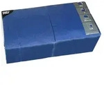 PAPSTAR 250 Servietten, 3-lagig 1/4-Falz 33 cm x 33 cm dunkelblau